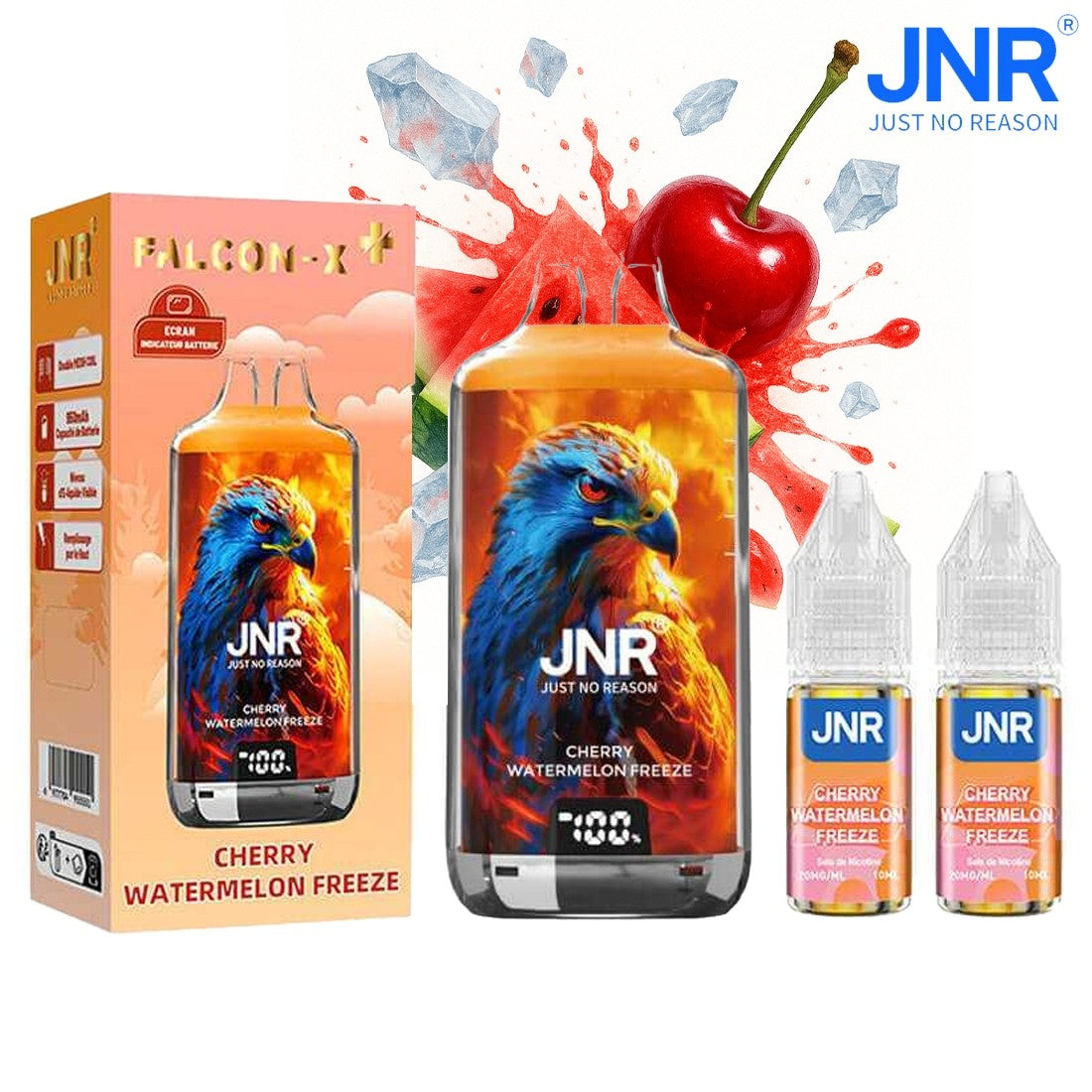 Puff Falcon-X 28K 2X10ml 20mg - Falcon-X by JNR