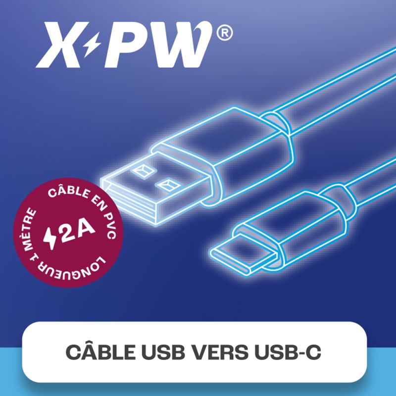 Câble USB vers USB-C - XPW