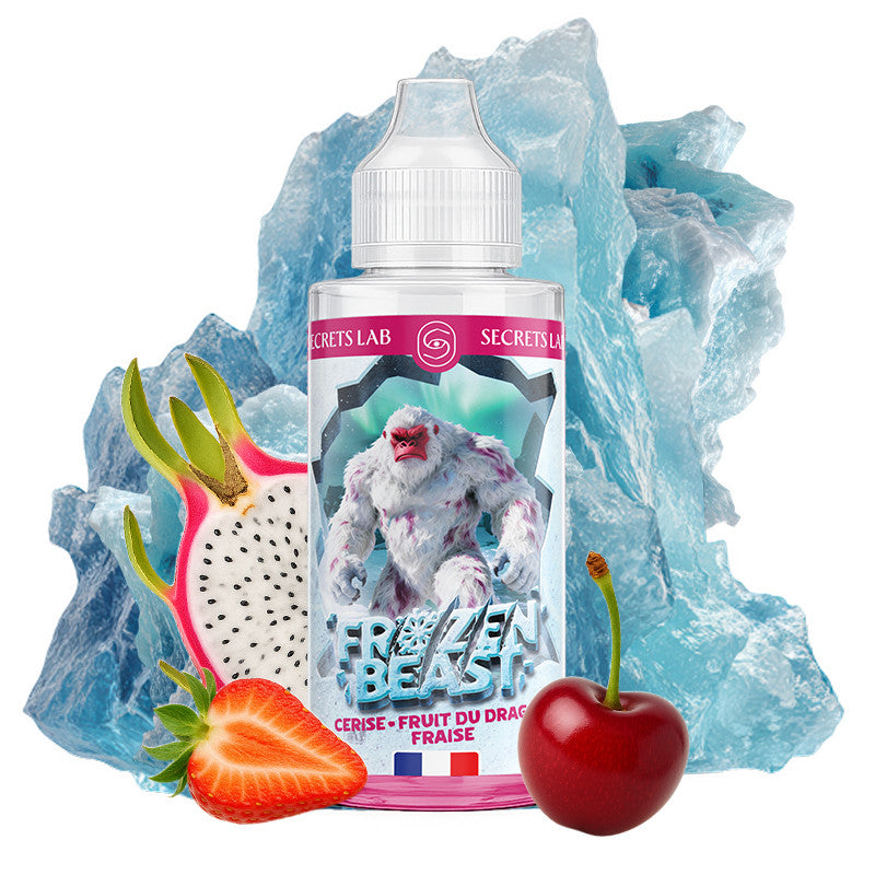 Cerise Fruit du Dragon Fraise 100ml Frozen Beast