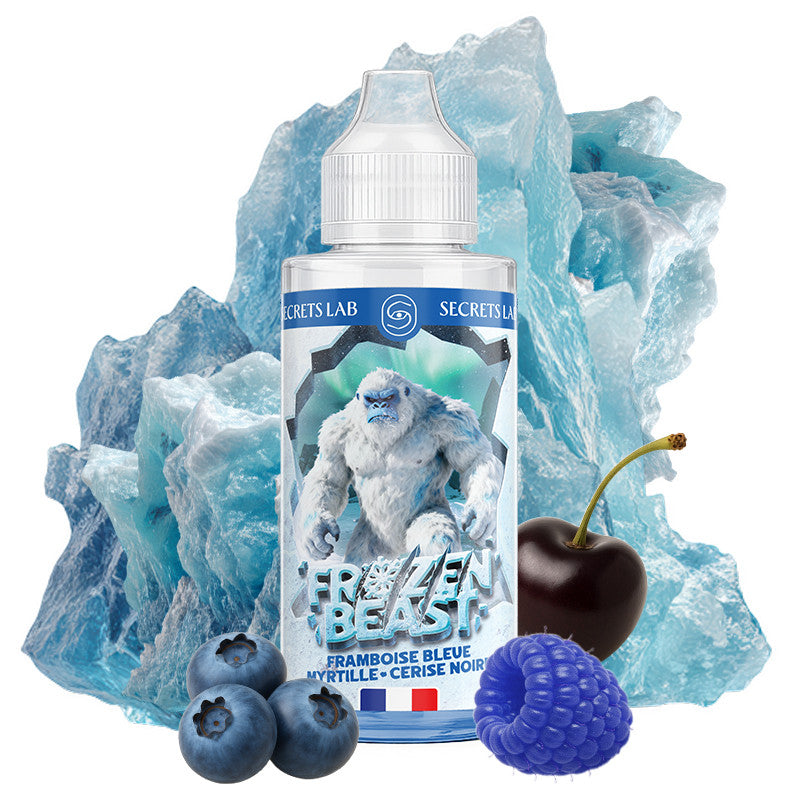 Framboise Bleue Myrtille Cerise Noire 100ml Frozen Beast