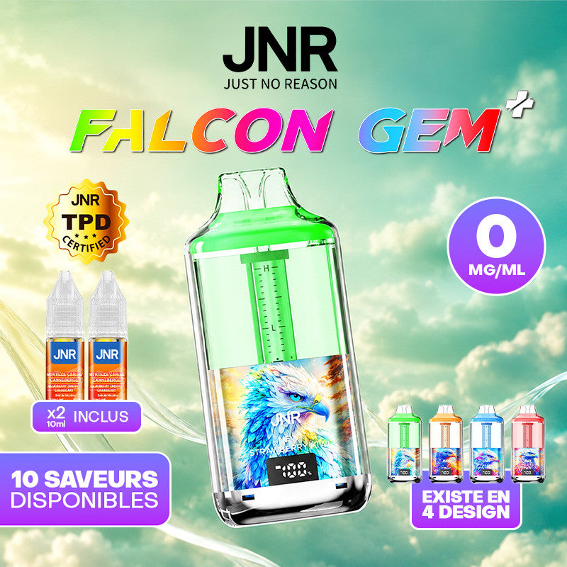 Puff Falcon GEM⁺ 30K 950mAh 22ml 0mg - JNR